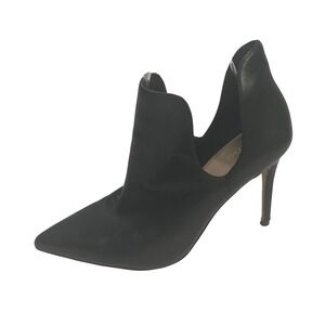 Aldo Black Leather Pointed Toe Stiletto Heel Shootie Booties Womens 8.5 US 39 EU